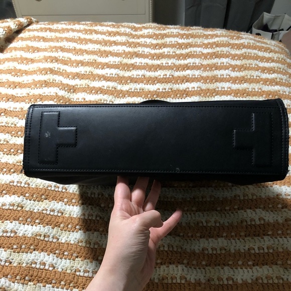 Tory Burch Black Ella Nylon Tote Purse - Picture 2 of 15